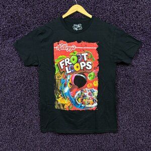 Froot Loops Toucan Sam Kelloggs Cereal Cover Promo T-Shirt M